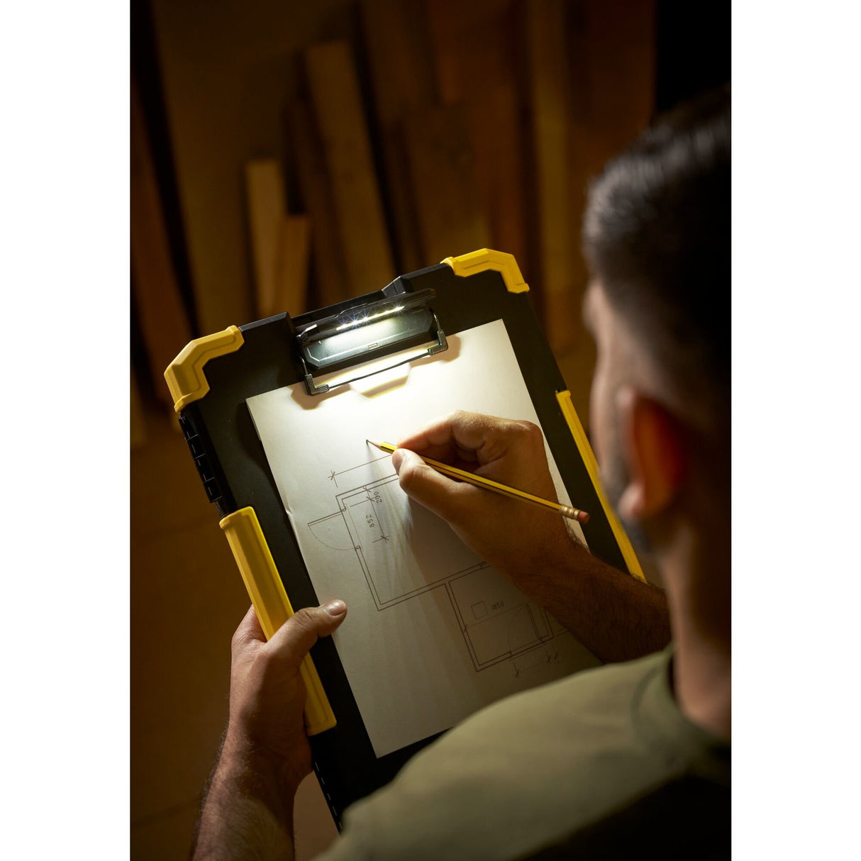 Stanley Fatmax Pro-Stack, Portapapeles Negro/Amarillo Fmst82721-1