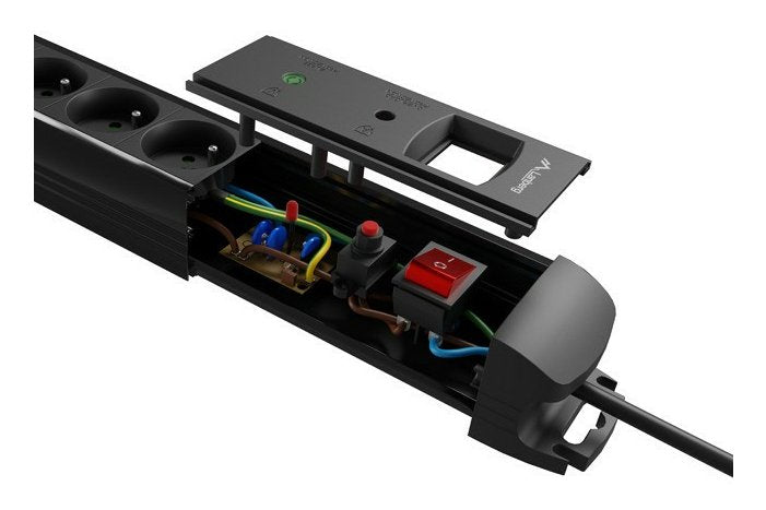 EAN 5901969439823 - Lanberg SP1-05F-0500-BK base múltiple 5 m 5 salidas AC Interior Negro imagen 4
