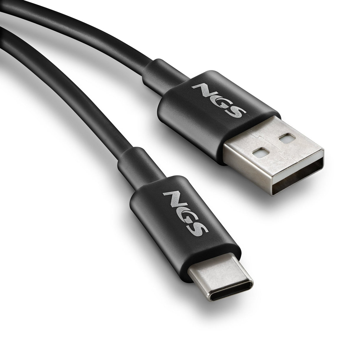 Cable Usb 2.0 Ngs Zyro-Ac Usb Macho Usb Tipo-C Macho Hasta 15w 480mbps 1m Negro
