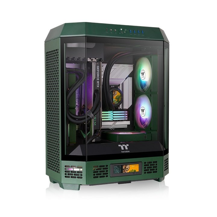Cajas Pc Thermaltake Ca-1z1-00mcwn-00 Verde Oscuro