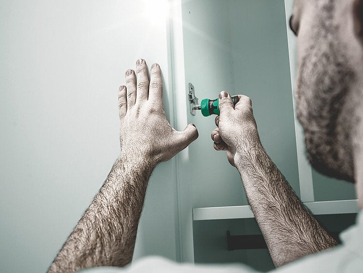 Wera Force Shape Compact Stubby Magazine Ra 1, Bit Set Black/Green, 6 Partes, 1/4 ", Con Función De Trinquete 05008891001