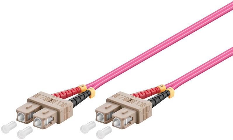 Sc/Upc-Sc/Upc 15m Om4 Fibre Patch Cable Mm Duplex Lszh