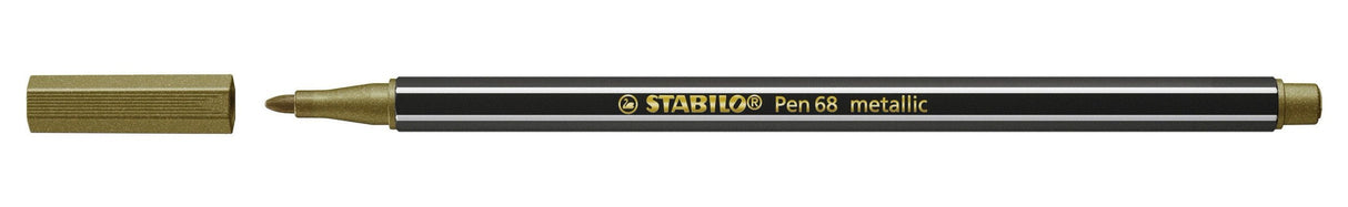 Stabilo Pen 68 Metallic Rotulador Oro Caja -10u-