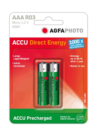 Agfaphoto Akku Nimh Micro Aaa 950 Mah Direct Energy