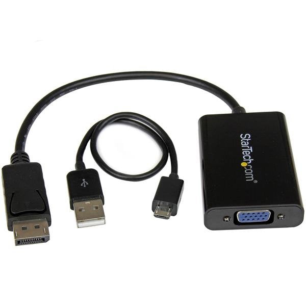 EAN 0065030861557 - StarTech.com DP2VGAA adaptador de cable de vídeo 0,184 m Negro imagen 4