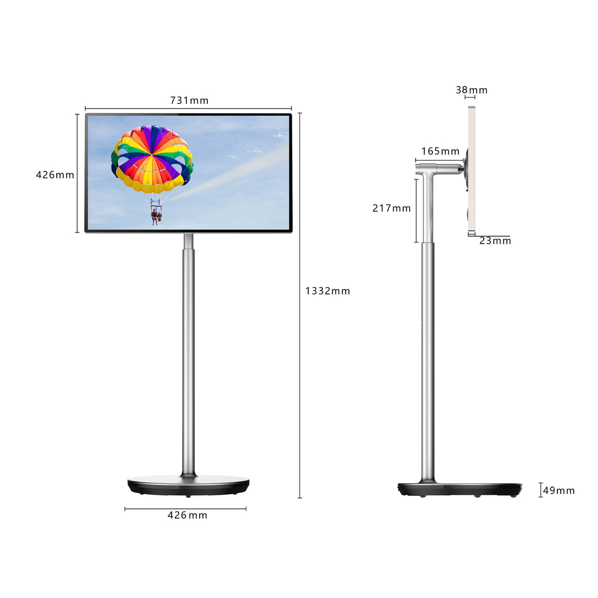 Tv Led 32" Thomson 32ue5m45e Uhd 4k Arm Cortex A72*4+Arm Cortex A53*4 Webcam Integrada Pantalla Táctil Subwoofer Micrófono Blanco