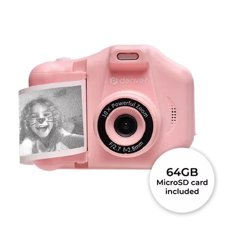 Denver Kpc-1370 Pink Kids Camera With Drucker