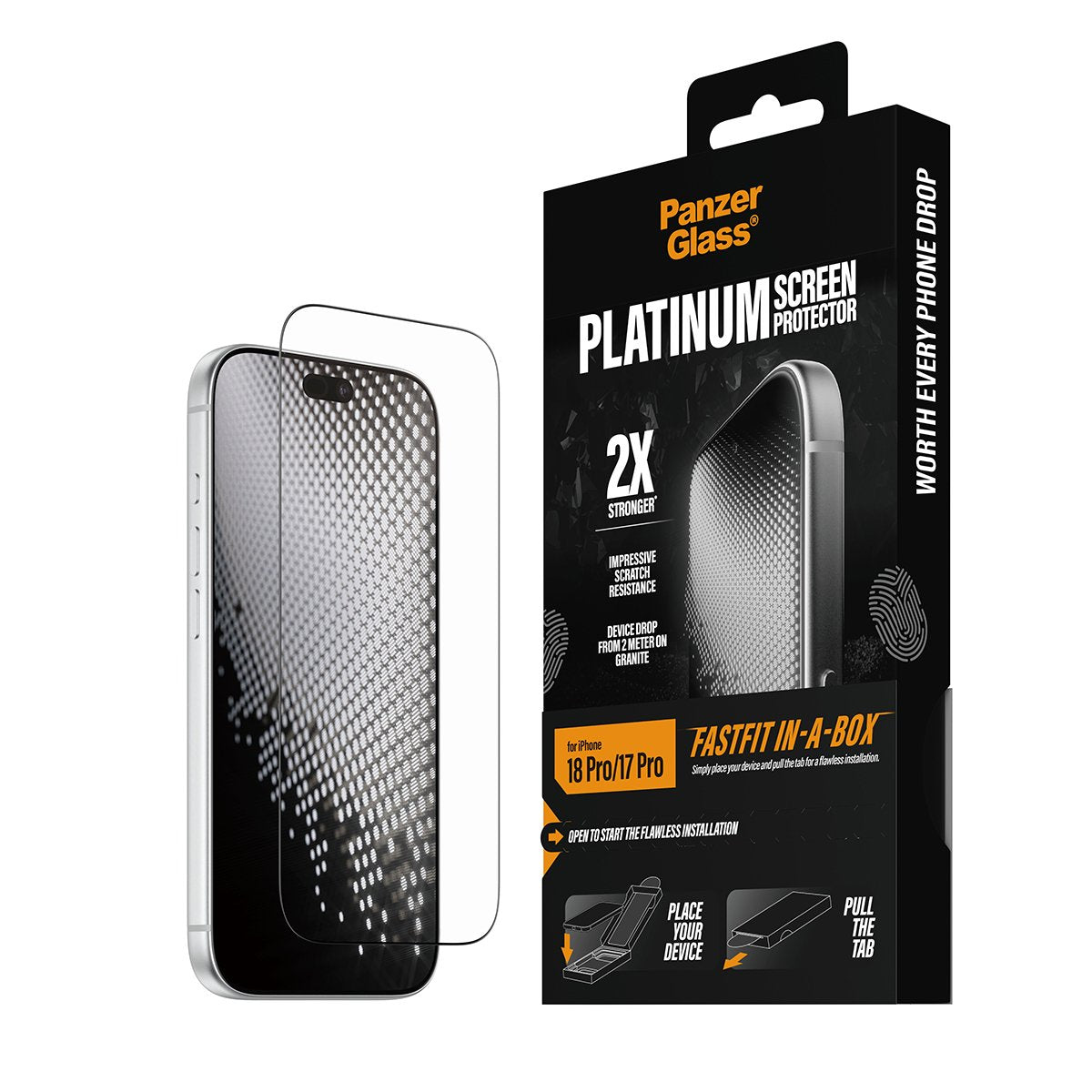 Panzerglass Platinum Screen Protector Iphone 18 Pro/ 17 Pro
