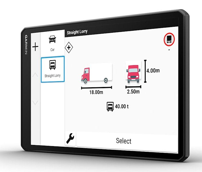 EAN 0753759335458 - Garmin dēzl LGV1020 navegador Fijo 25,6 cm (10.1") TFT Pantalla táctil 554 g Negro imagen 4