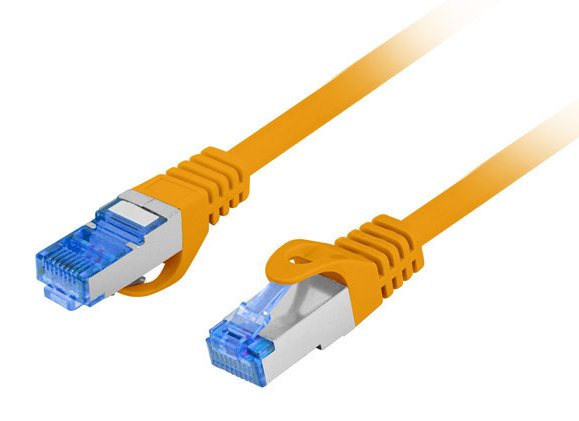 EAN 5901969424676 - Lanberg PCF6A-10CC cable de red Naranja 0,5 m Cat6a S/FTP (S-STP) imagen 1