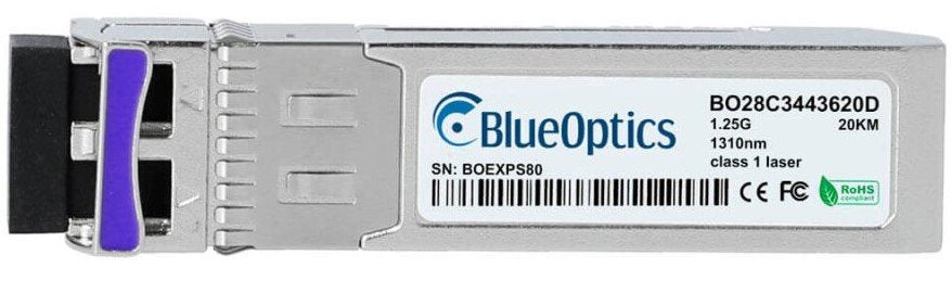 Blueoptics Allied Telesis At-Spbd20dual-14 Blueoptics Bo28c4334620d Csfp Transceiver, 1000base-2bx-D, Singlemode Fiber, Tx:1490nm/Rx:1310nm, 20km