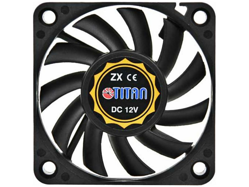 Titan Tfd-6010l12z Ventilador De Pc Carcasa Del Ordenador 6 Cm Negro