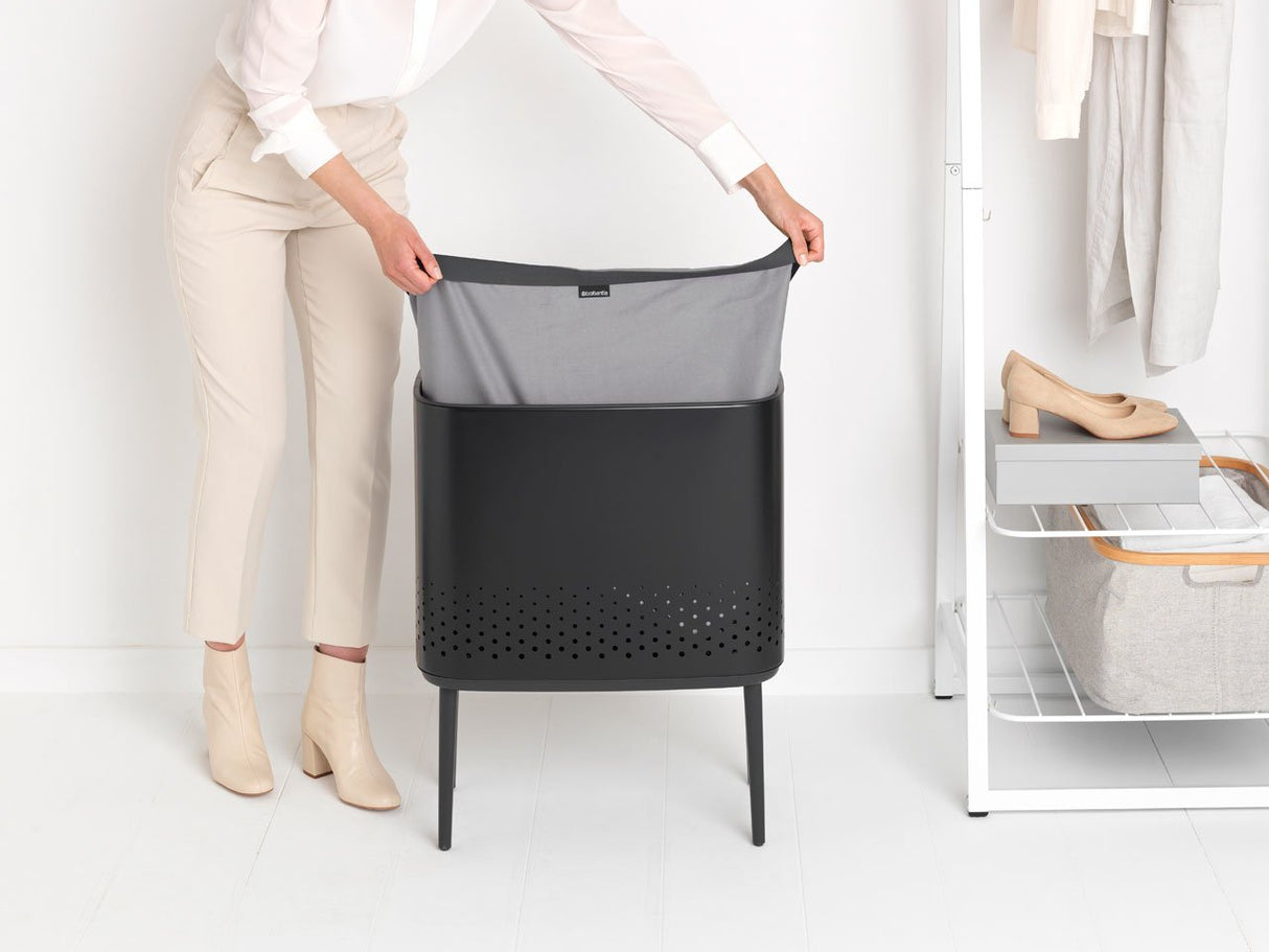 EAN 8710755200526 - Brabantia 200526 cesto para ropa 60 L Rectangular Negro imagen 6