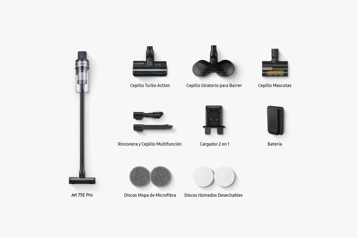 Aspirador Samsung Vertical Jet 75e Pet