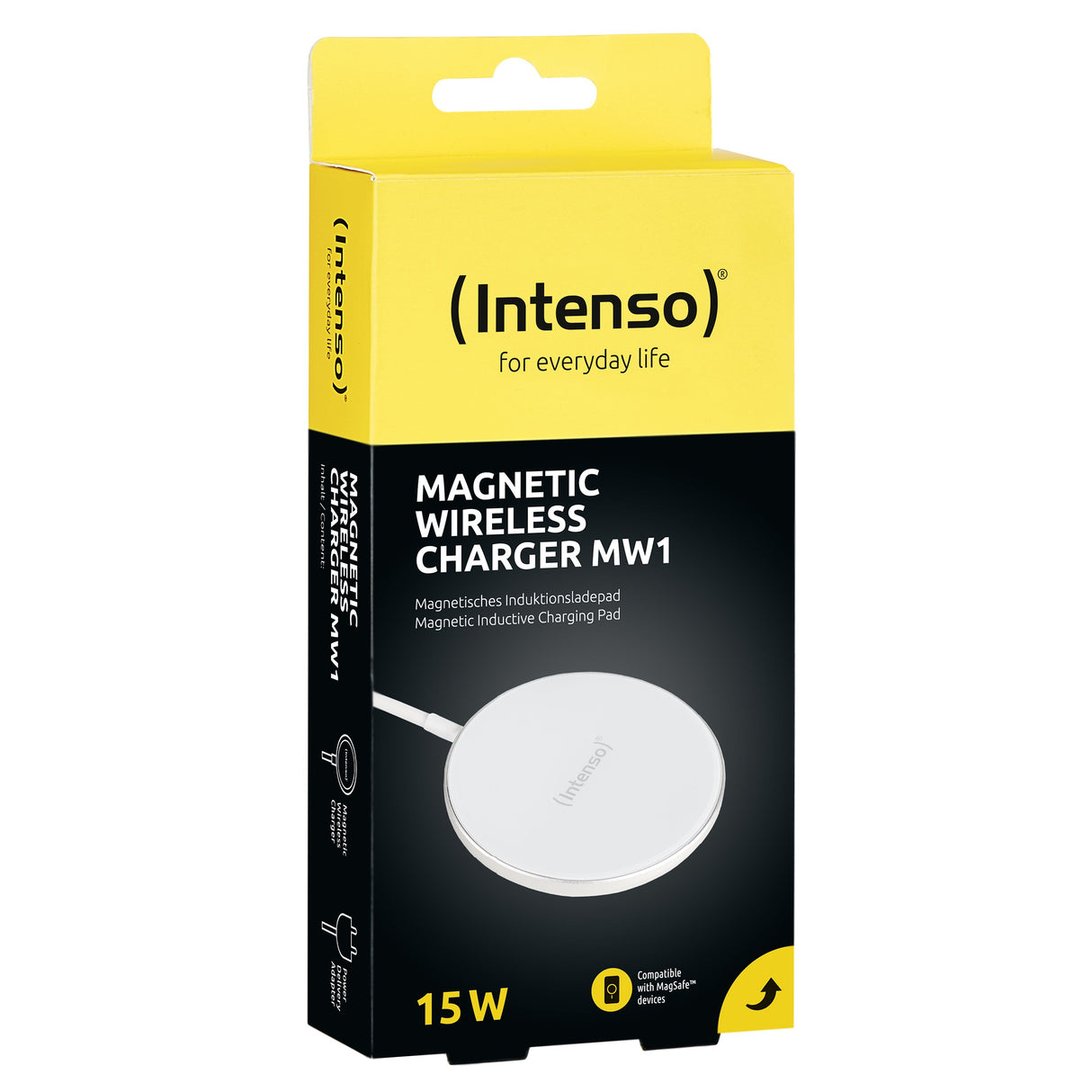 EAN 4034303032679 - Intenso MW1 Smartphone Blanco USB Cargador inalámbrico Carga rápida Interior imagen 3