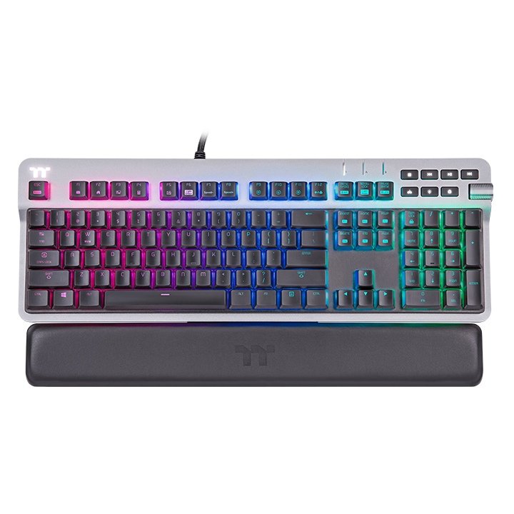 EAN 4713227530682 - Thermaltake ARGENT K6 RGB teclado Juego USB QWERTZ Alemán Titanio imagen 1