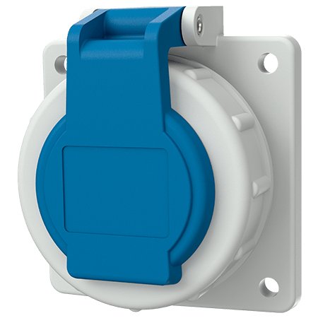 Mennekes Anbausteckdose Schuko 17006 16a2p+E 230v Ip68 Bl