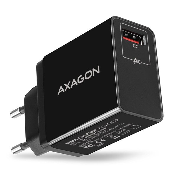 Axagon Wall Charger 1x Qc3/Afc/Fcp/Smart. 19w