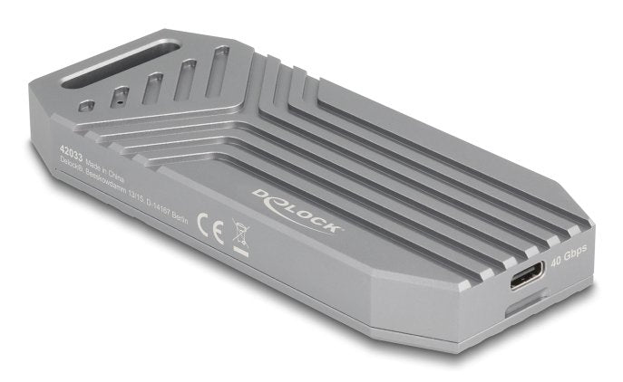 Carcasa Delock 42033 Para Ssd M.2 Nvme Usb 40 Gbps - Sin Herramientas