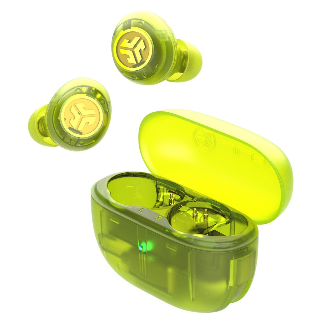 Auriculares Jlab Go Pop Anc True Wireless Stereo (Tws) Bluetooth Verde Azulado, Transparente