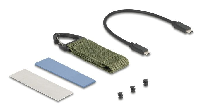 Carcasa Delock 42033 Para Ssd M.2 Nvme Usb 40 Gbps - Sin Herramientas