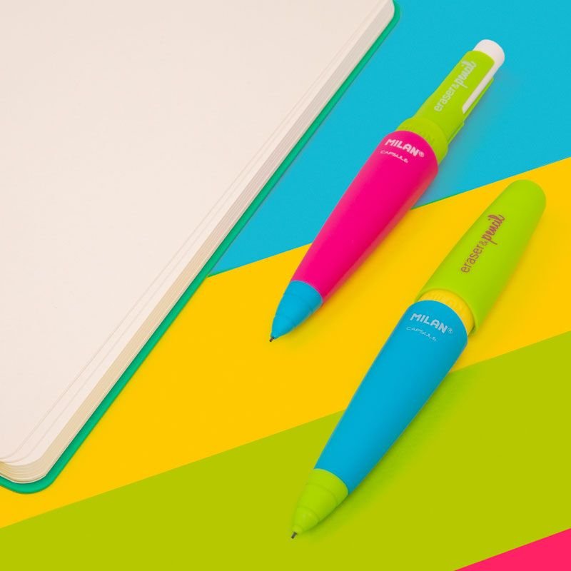 Milan Portaminas Capsule Mix 0,7mm 2b Expositor 32 C/Surtidos