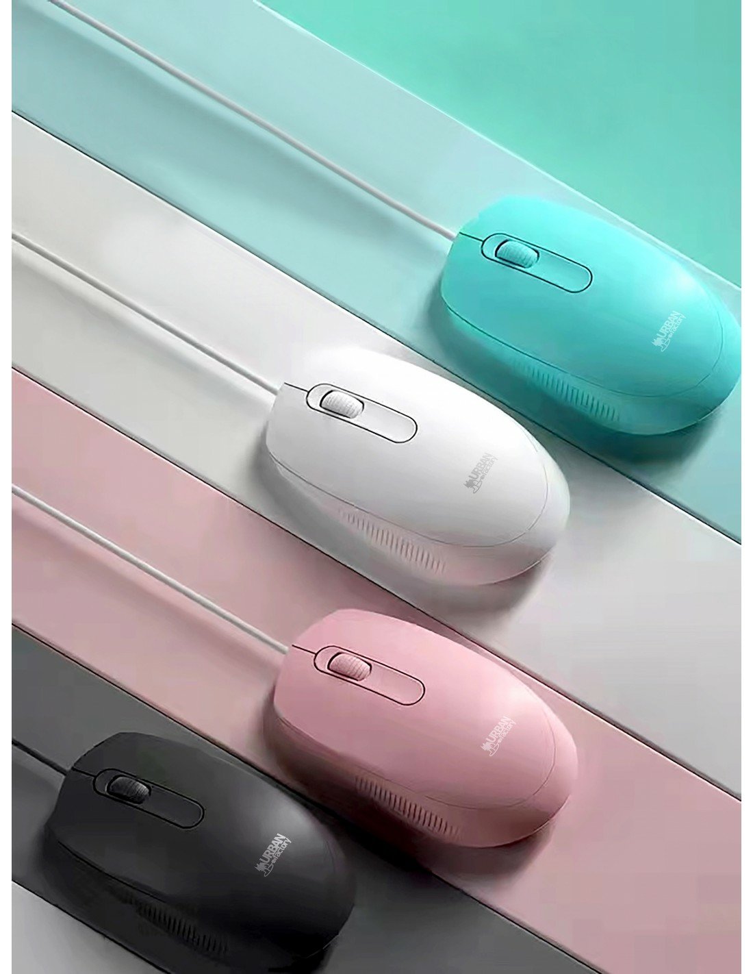 EAN 0888225022218 - Urban Factory FREE ratón Hogar Ambidextro USB tipo A Óptico 1200 DPI imagen 2