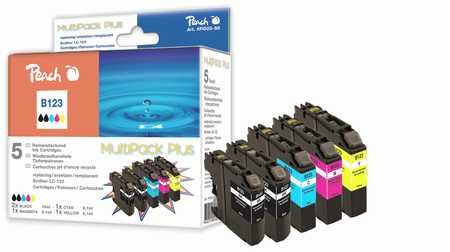 EAN 7640155896023 - Peach 317210 cartucho de tinta 5 pieza(s) Negro, Cian, Magenta, Amarillo imagen 1