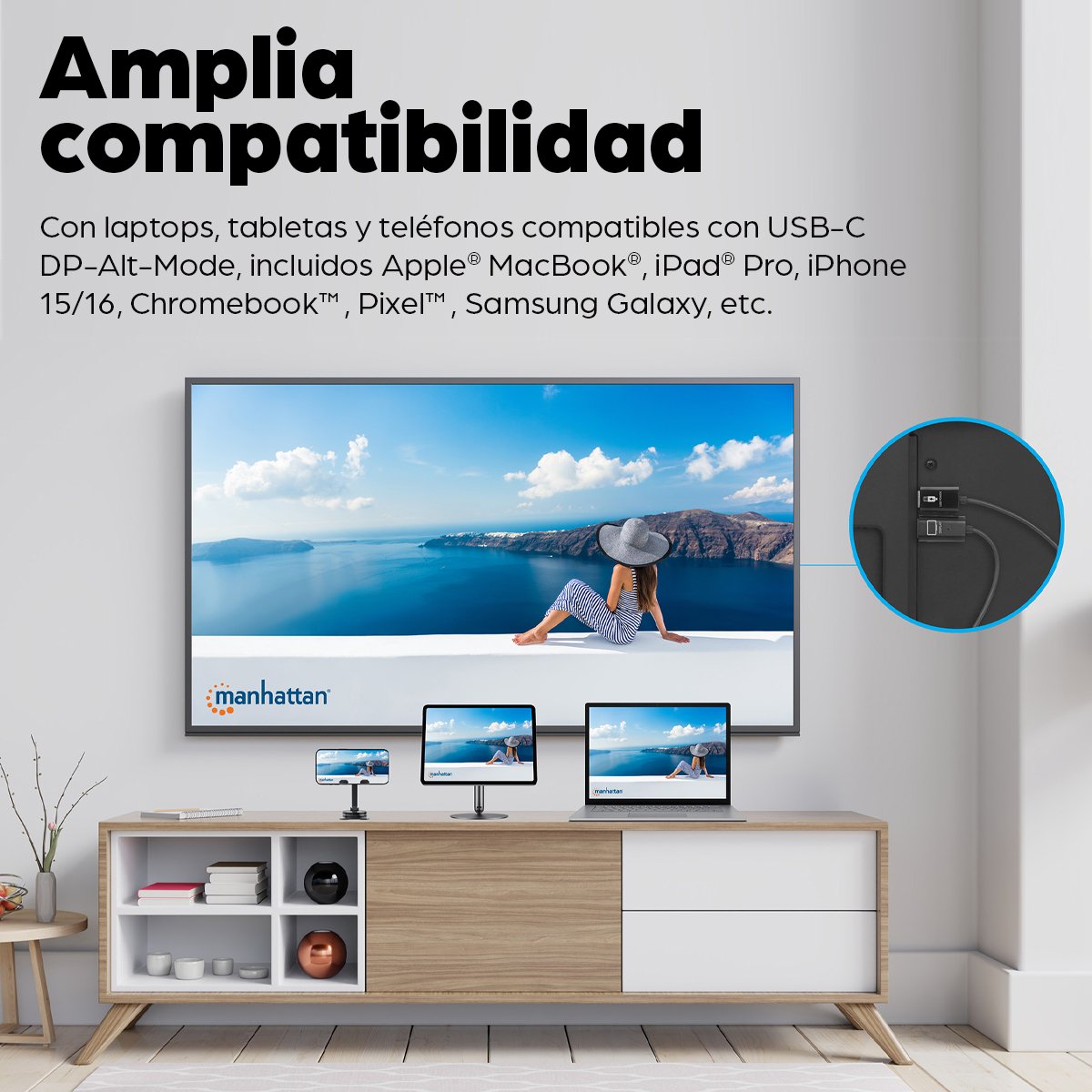 EAN 0766623208420 - Manhattan 208420 extensor audio/video Transmisor y receptor de señales AV imagen 12