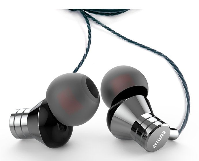 Auriculares Intrauditivos Aiwa Estm-50usb-C Sl Con Micrófono Usb Tipo-C Plata