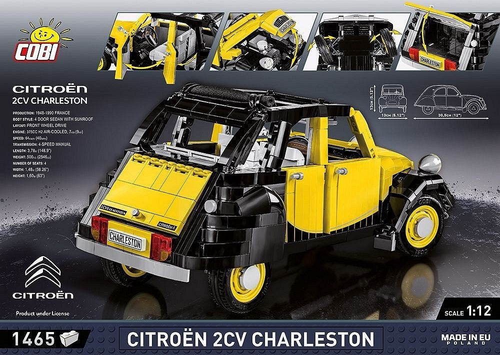 Cobi Citroen 2cv Charleston, Juguete De Construcción Cobi-24341