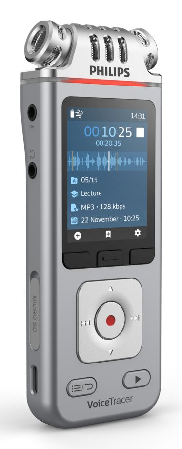 EAN 0855971006892 - Philips DVT4115 Digital Voice Tracer Tarjeta flash Cromo, Plata imagen 7