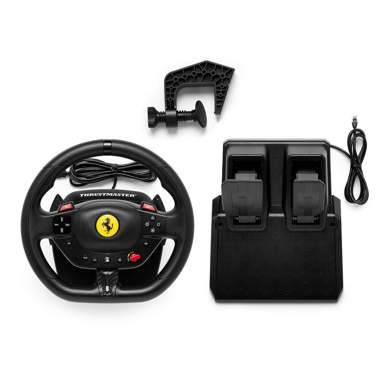 EAN 3362934112677 - Thrustmaster T98-P Ferrari 296 GTB Negro USB Volante + Pedales Analógico/Digital PC, PlayStation 4, PlayS imagen 7
