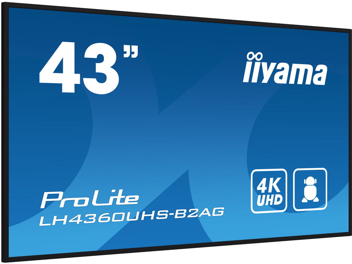 EAN 4948570124442 - iiyama LH4360UHS-B2AG pantalla de señalización Pizarra de caballete digital 108 cm (42.5") LED Wifi 500 c imagen 4