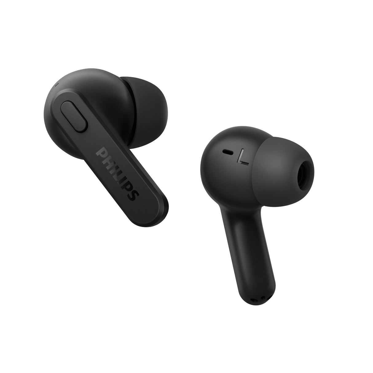 Auriculares Bluetooth Philips Tat2206 Con Estuche De Carga Autonomía 6h Negros