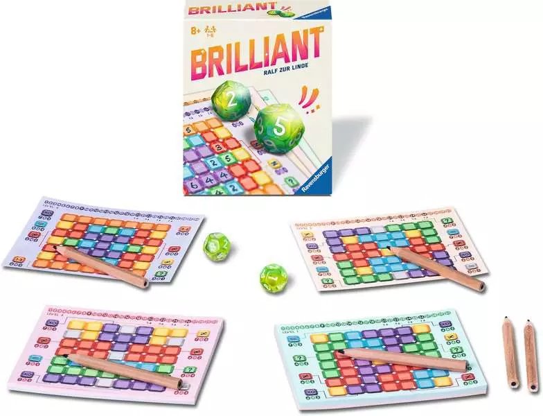 Ravensburger Brillante, Juego De Dados 23491