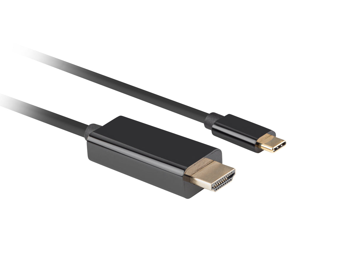 EAN 5901969436785 - Lanberg CA-CMHD-10CU-0030-BK adaptador de cable de vídeo 3 m USB Tipo C HDMI imagen 3