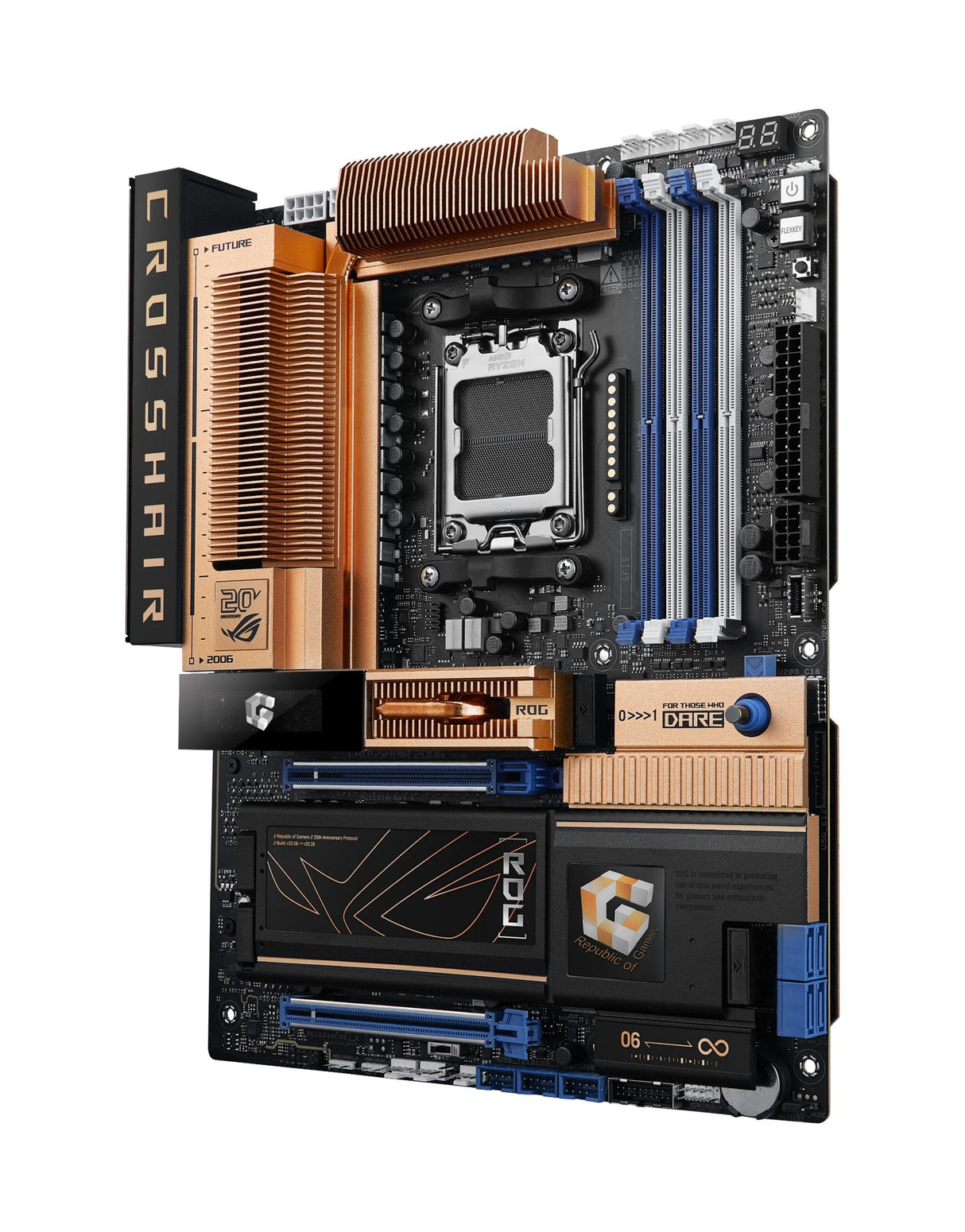 Asus Asus X870e Rog Crosshair 2006 (Negro/Bronze) 90mb1pp0-M0eay0