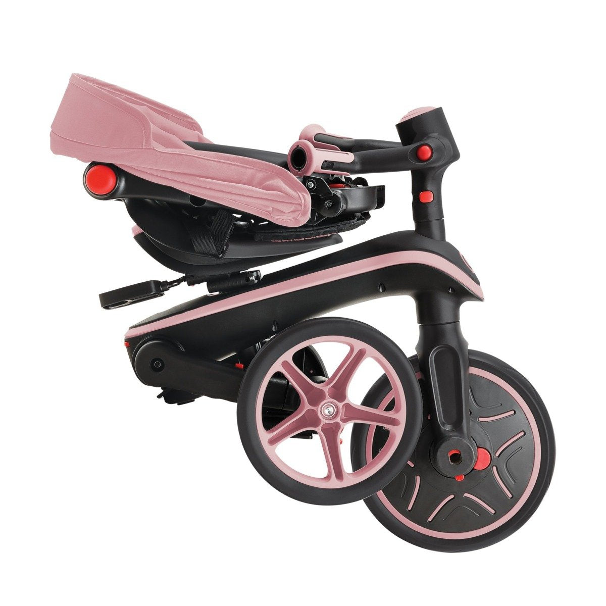 Globber Explorer Trike Plegable 4 En 1, Vehículo Infantil Rosa 732-210-2