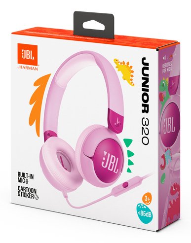 Jbl Jr320 Wired On-Ear Headphones For Kids Purple Eu
