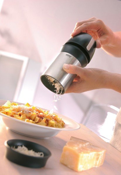 Gefu 34680 Rallador Negro, Acero Inoxidable