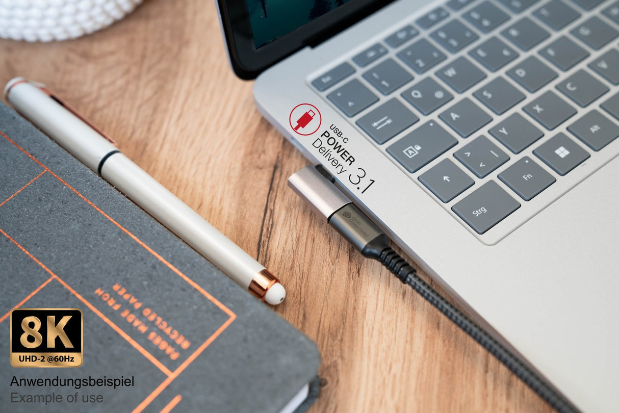 EAN 4014619881512 - Alcasa USB-AD400 cambiador de género para cable USB 4.0 Gen.3x2 USB-C Plata imagen 2