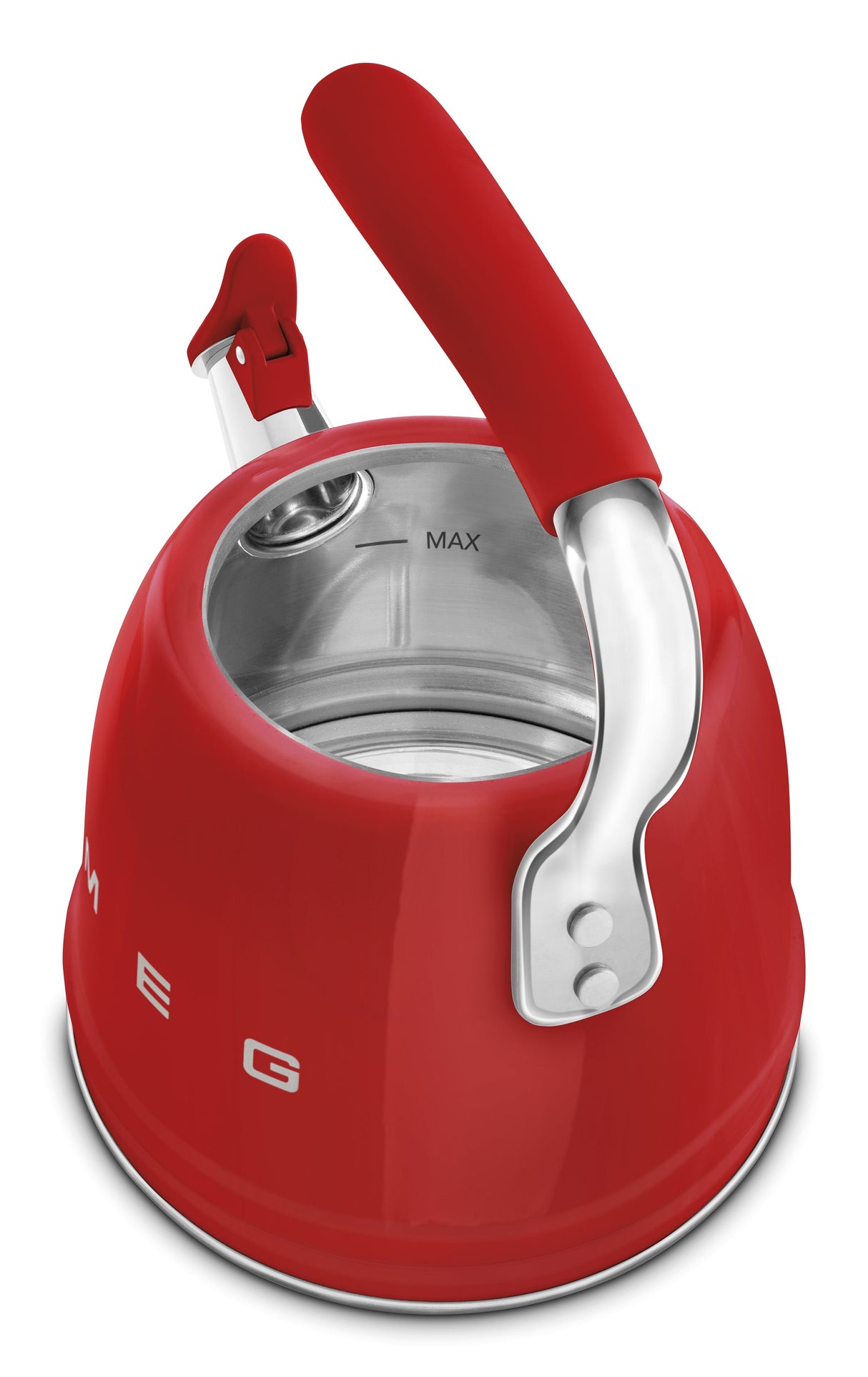 Hervidor De Agua Smeg Estilo Años 50 Rojo Wkf01rd