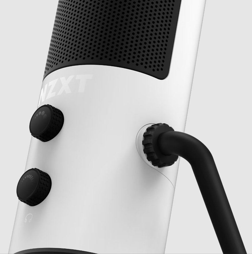 Microfono Sobremesa Nzxt Capsule Para Streaming Cardiode Usb-C Blanco
