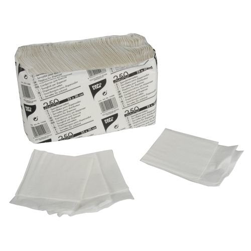 Papstar Servietten 25,0 X 30,0 Cm 1-Lagig Blanco