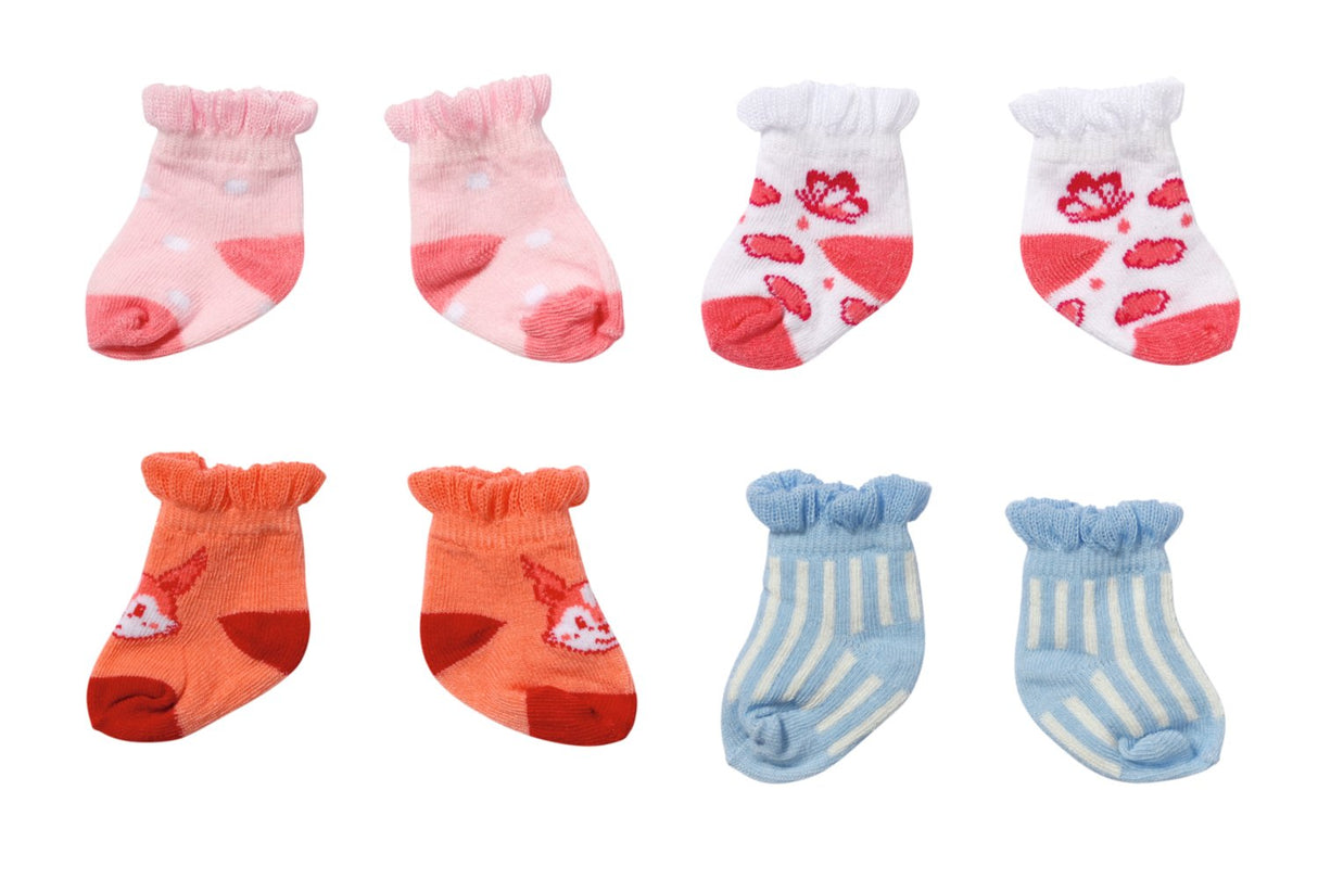 Pack De 2 Calcetines Zapf Creation Baby Annabell®, Accesorios Para Muñecas (Artículo Surtido, 43 Cm, Dos Pares) 709627