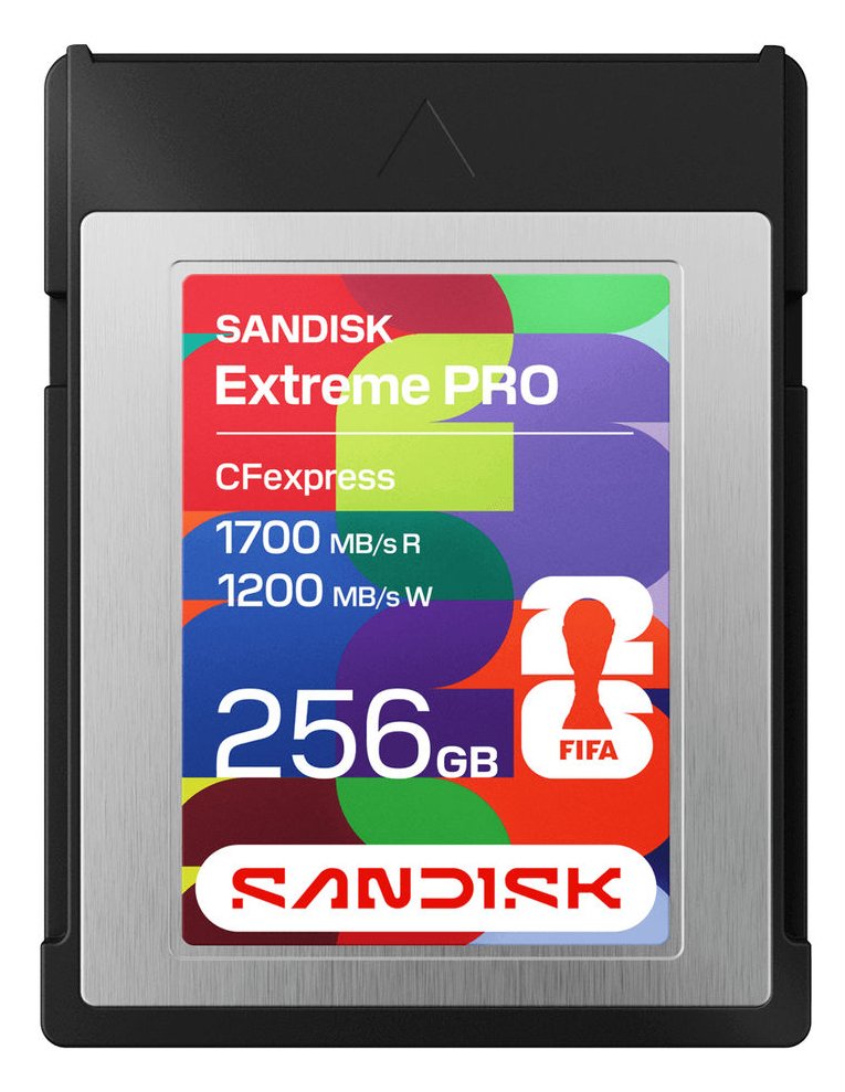 Sandisk Extreme Pro Fifa World Cup 2026 Edition Tarjeta De Memoria Flash 256 Gb Cfexpress De Tipo B