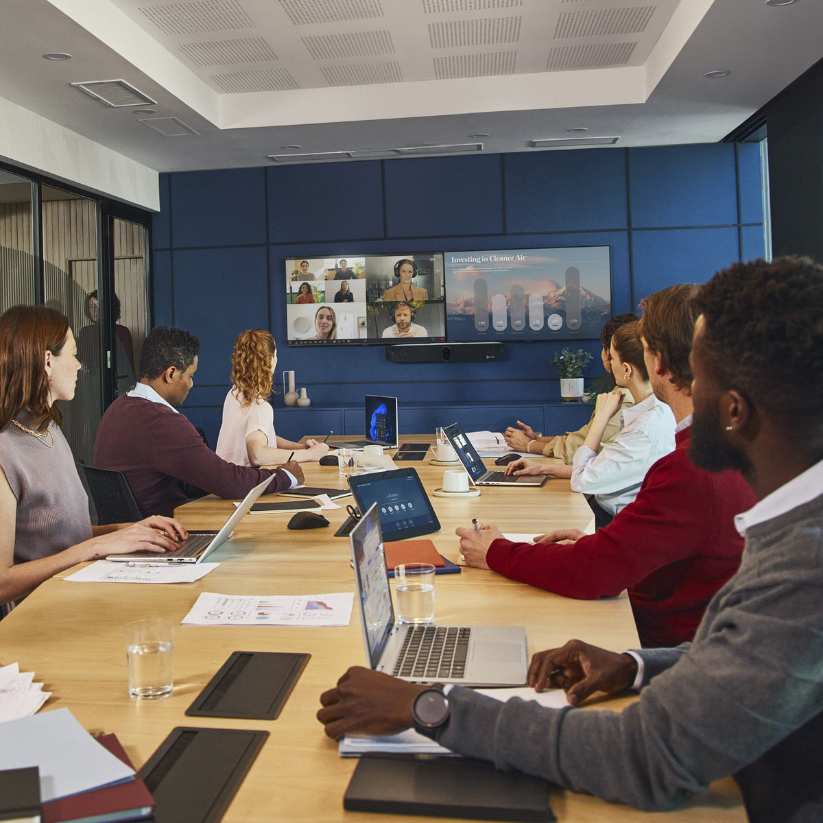 EAN 0198415349293 - HP Poly Studio X72 All-In-One Video Bar No Power Cord TAA sistema de video conferencia 20 MP Ethernet Bar imagen 4