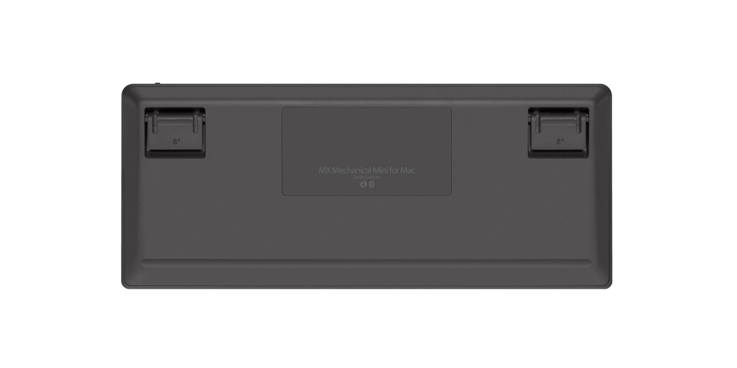 Logitech Mx Mini Mechanical For Mac Teclado Bluetooth Qwerty Internacional De Ee.Uu. Grafito, Gris