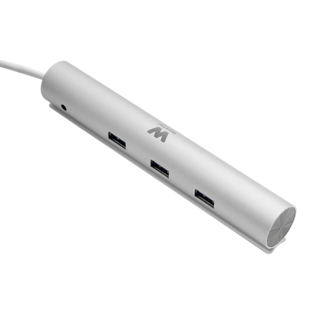 EAN 8435089026702 - Woxter Hub 73 USB 3.2 Gen 1 (3.1 Gen 1) Type-A 5000 Mbit/s Plata imagen 4
